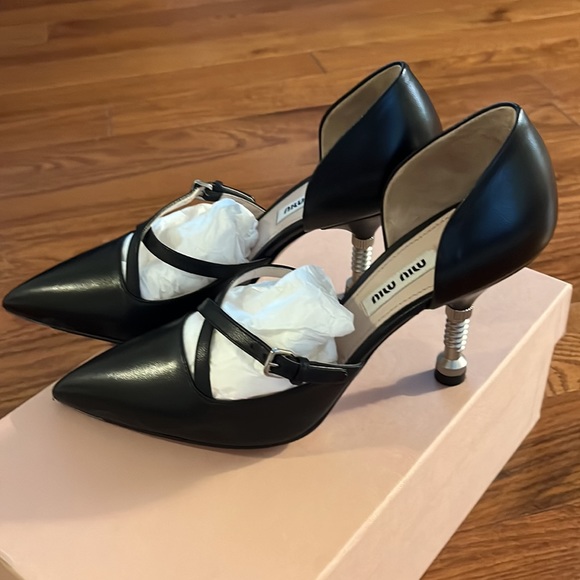 MIU MIU BLACK SHOES - Picture 4 of 5